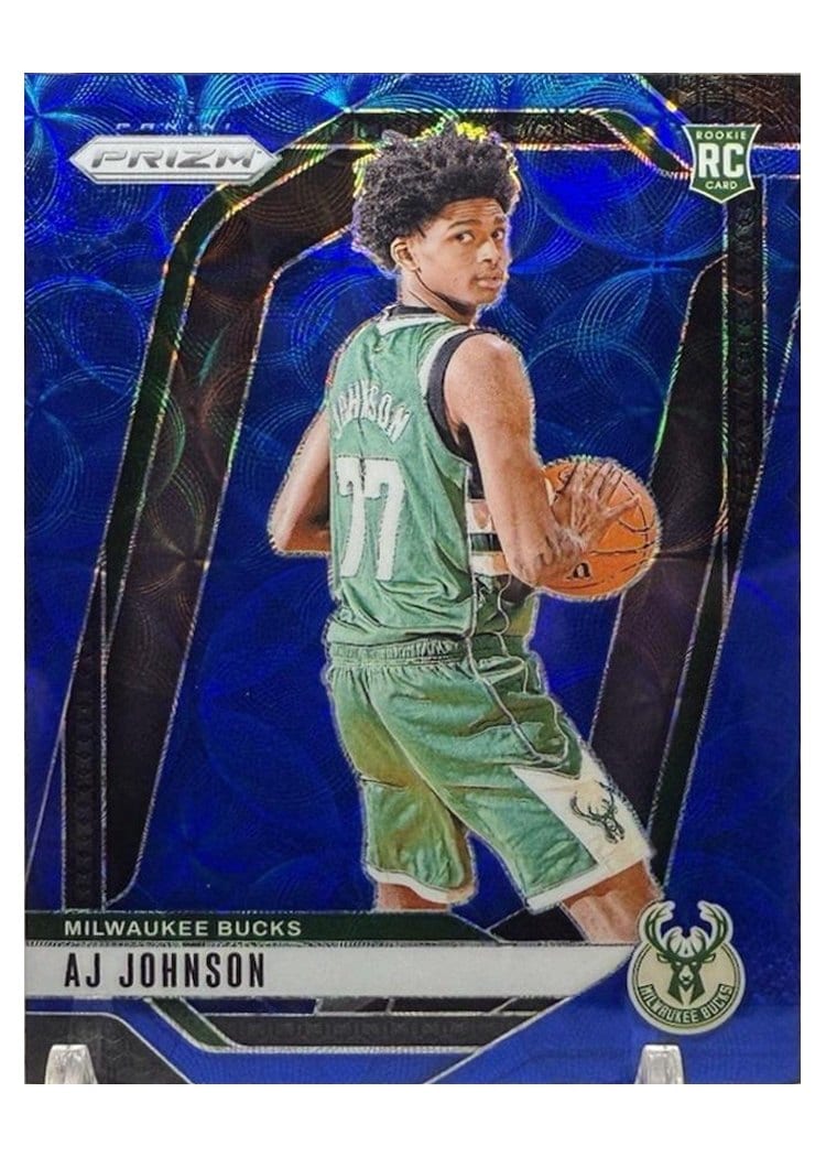 2024-25 Panini Prizm Base Set AJ Johnson Choice Blue #251 card