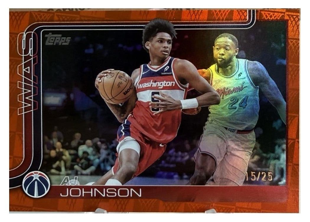 2025-26 Topps Base Set AJ Johnson #99 card