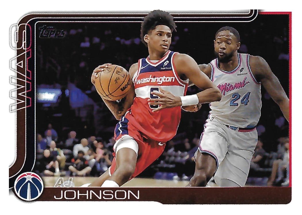 2025-26 Topps Base Set AJ Johnson #99 card