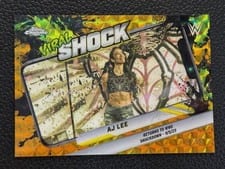 2026 Topps Chrome WWE Viral Shock AJ Lee #VIR-18