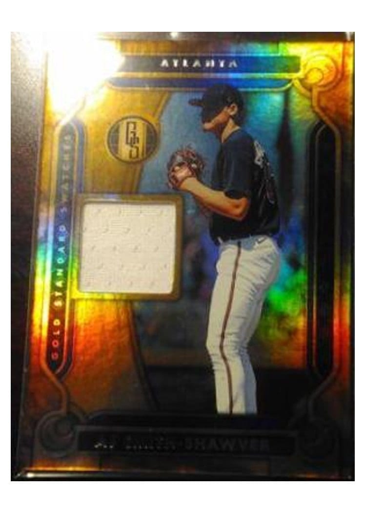 2023 Panini Chronicles Gold Standard Swatches AJ Smith-Shawver #GSS-AS card