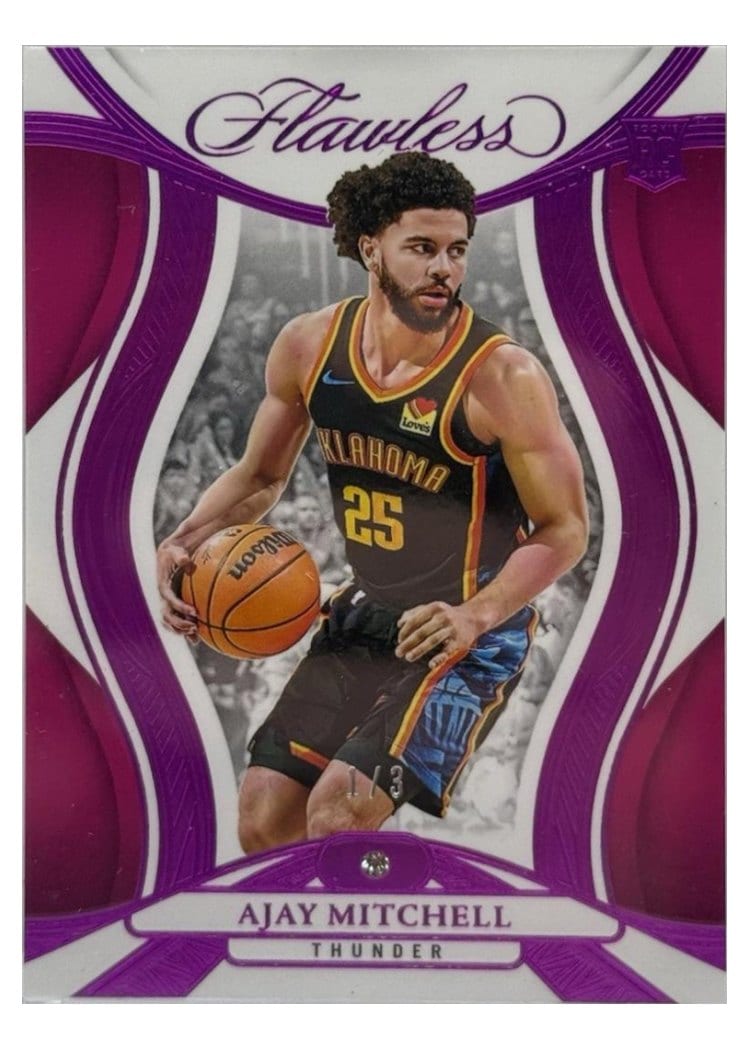 2024-25 Panini Flawless Base Gems Ajay Mitchell #68 card
