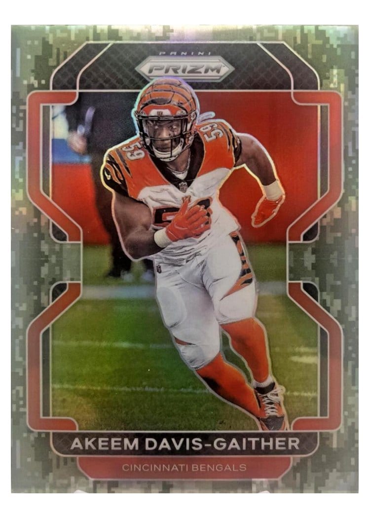 2021 Panini Prizm Base Set Akeem Davis-Gaither #275 card