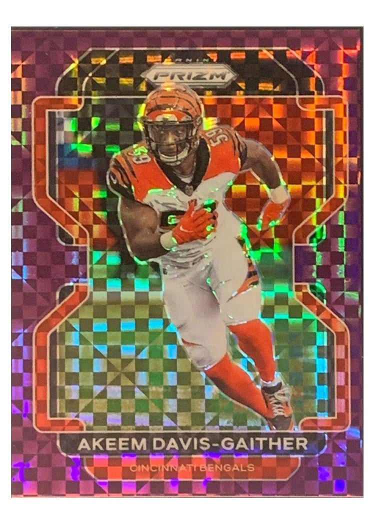 2021 Panini Prizm Base Set Akeem Davis-Gaither #275 card