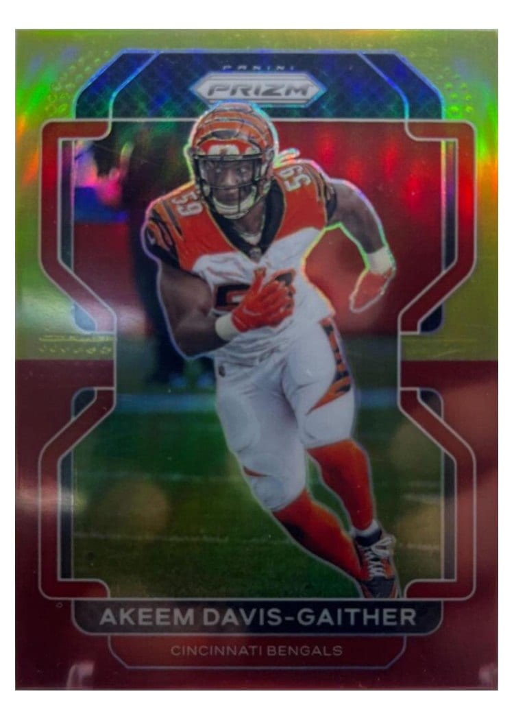 2021 Panini Prizm Base Set Akeem Davis-Gaither #275 card