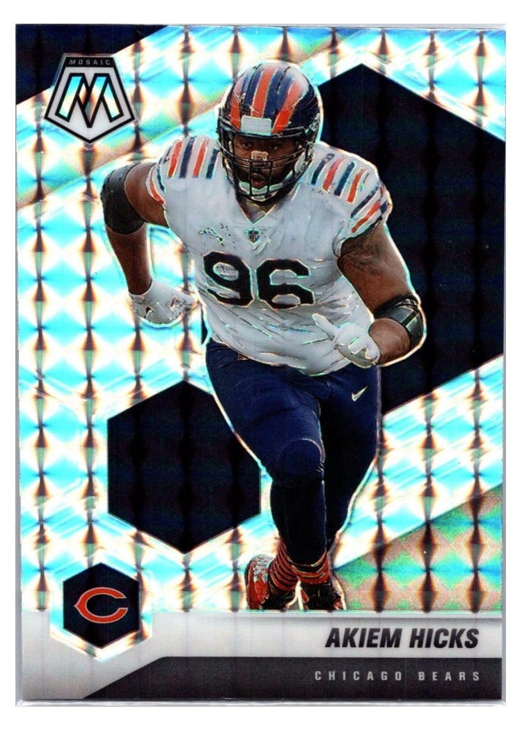 2021 Panini Mosaic Base Set Akiem Hicks #45 card