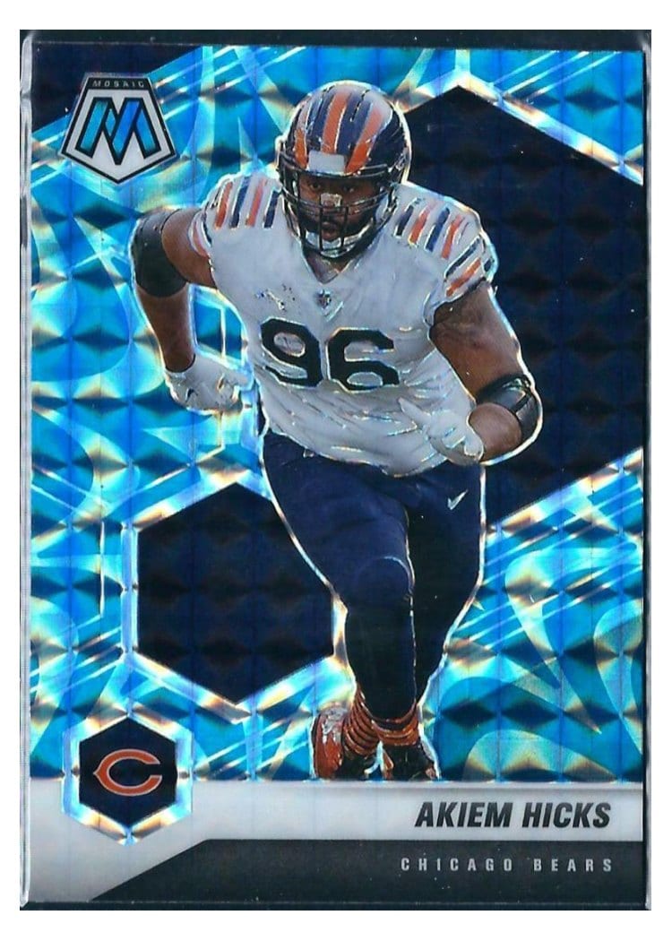2021 Panini Mosaic Base Set Akiem Hicks #45 card