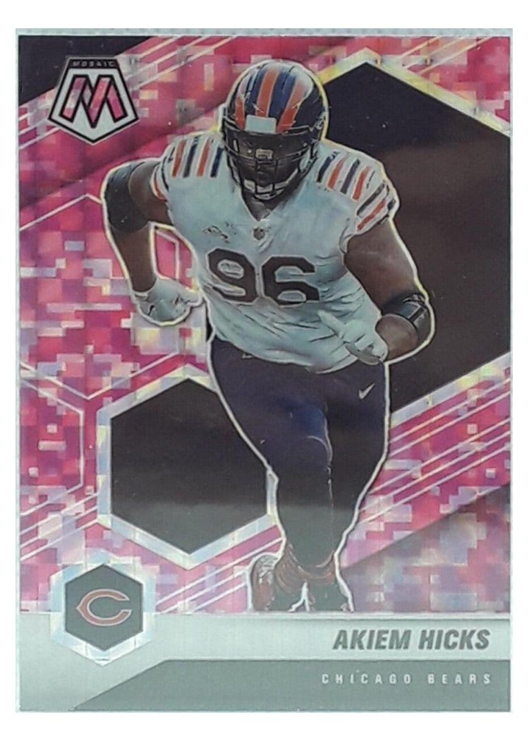 2021 Panini Mosaic Base Set Akiem Hicks #45 card