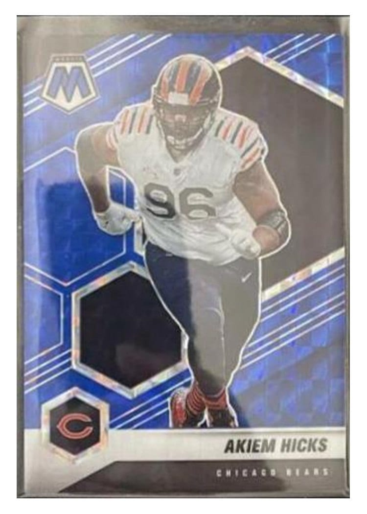 2021 Panini Mosaic Base Set Akiem Hicks #45 card