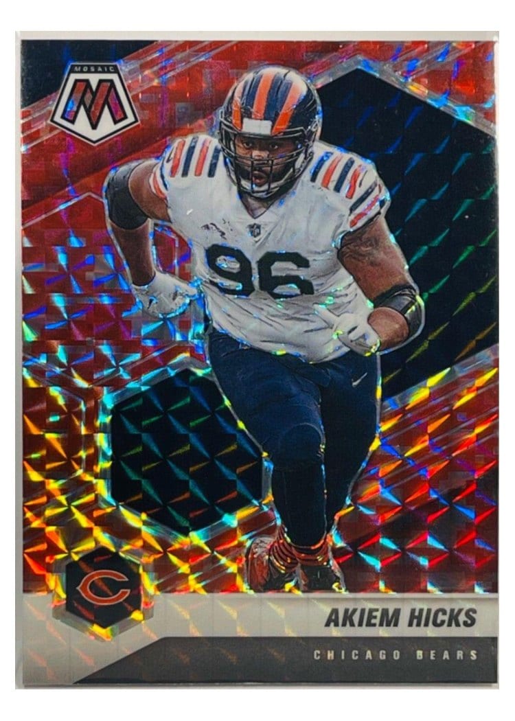 2021 Panini Mosaic Base Set Akiem Hicks #45 card