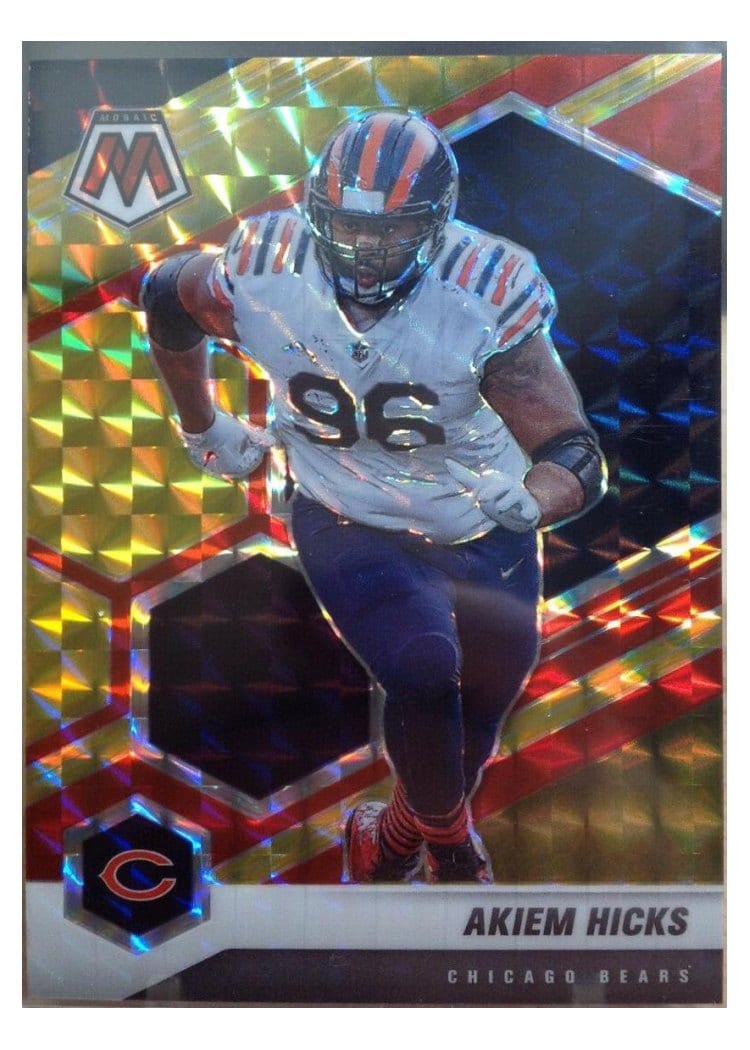 2021 Panini Mosaic Base Set Akiem Hicks #45 card