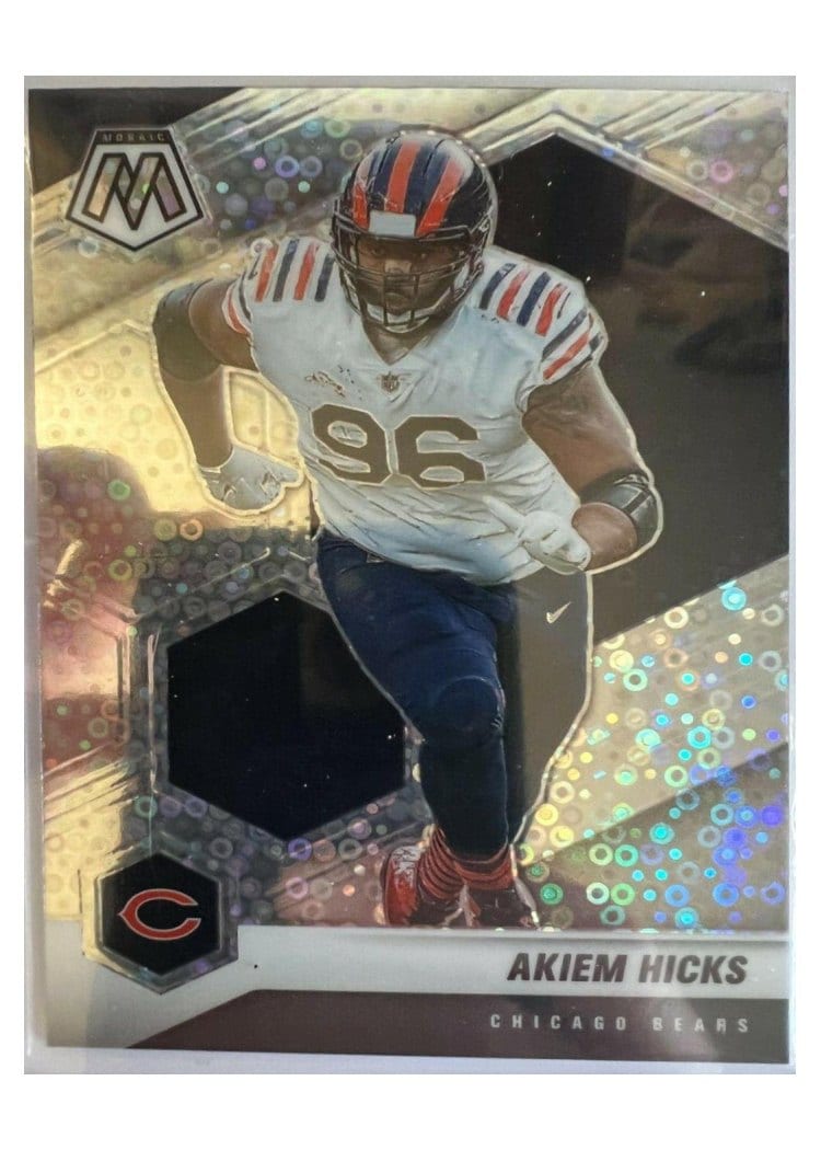 2021 Panini Mosaic Base Set Akiem Hicks #45 card