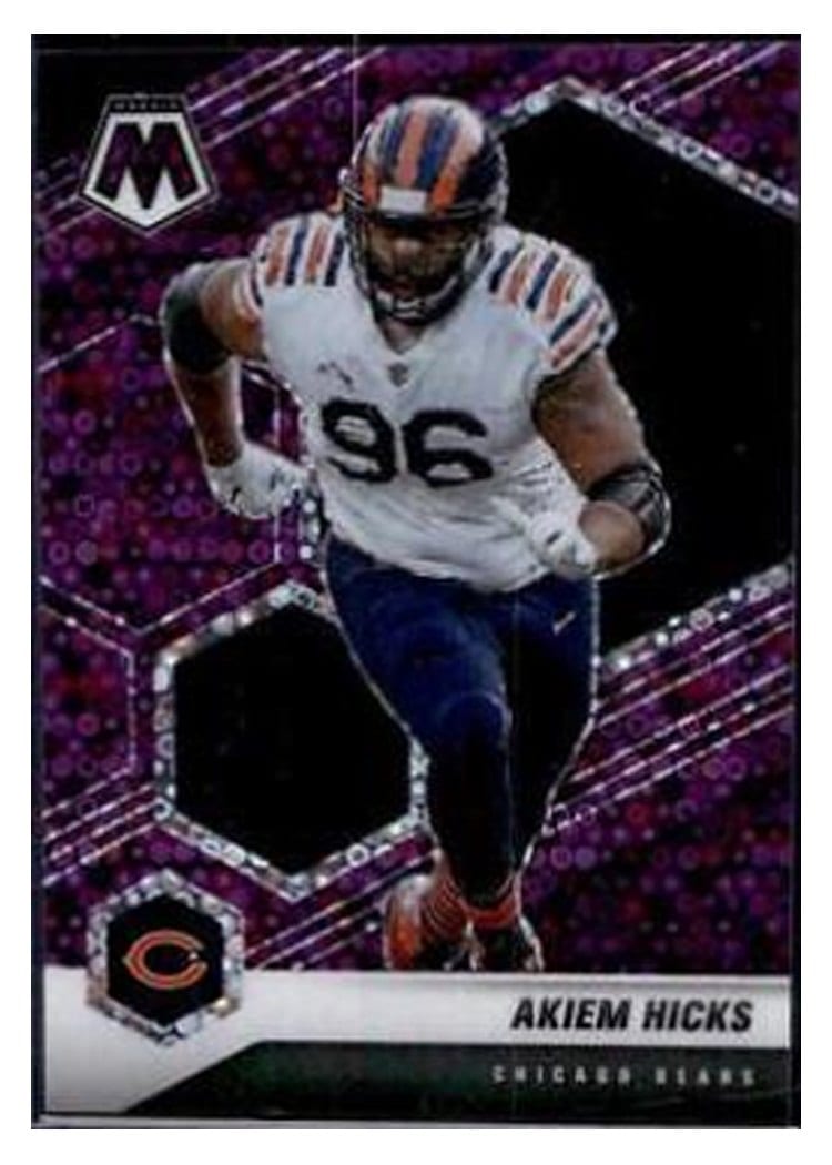 2021 Panini Mosaic Base Set Akiem Hicks #45 card