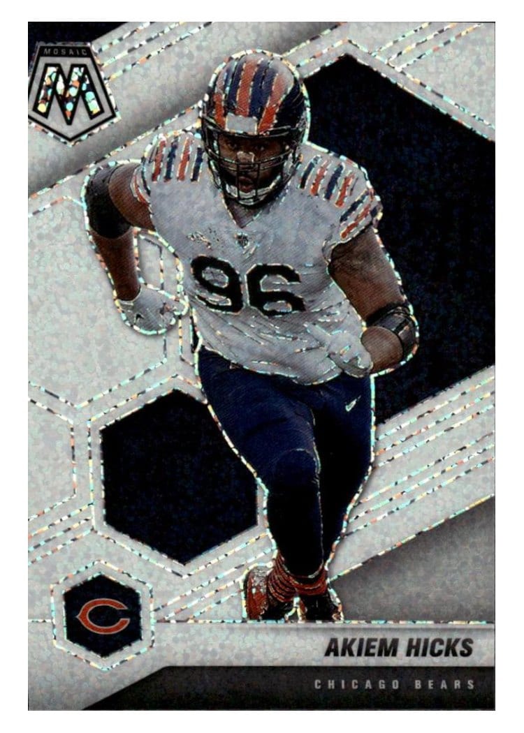2021 Panini Mosaic Base Set Akiem Hicks #45 card