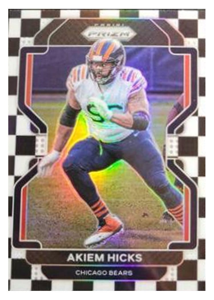 2021 Panini Prizm Base Set Akiem Hicks #162 card