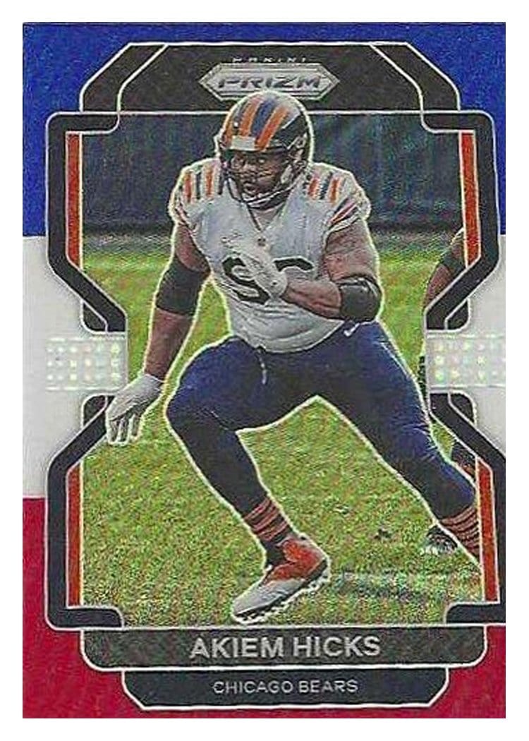 2021 Panini Prizm Base Set Akiem Hicks #162 card