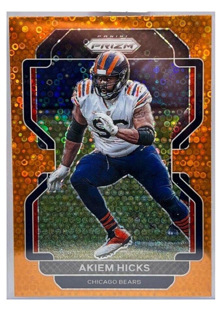 2021 Panini Prizm Base Set Akiem Hicks #162 card
