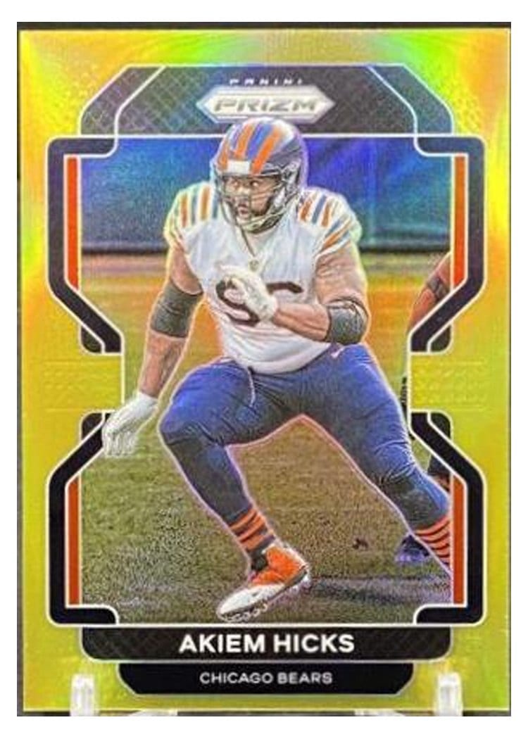 2021 Panini Prizm Base Set Akiem Hicks #162 card