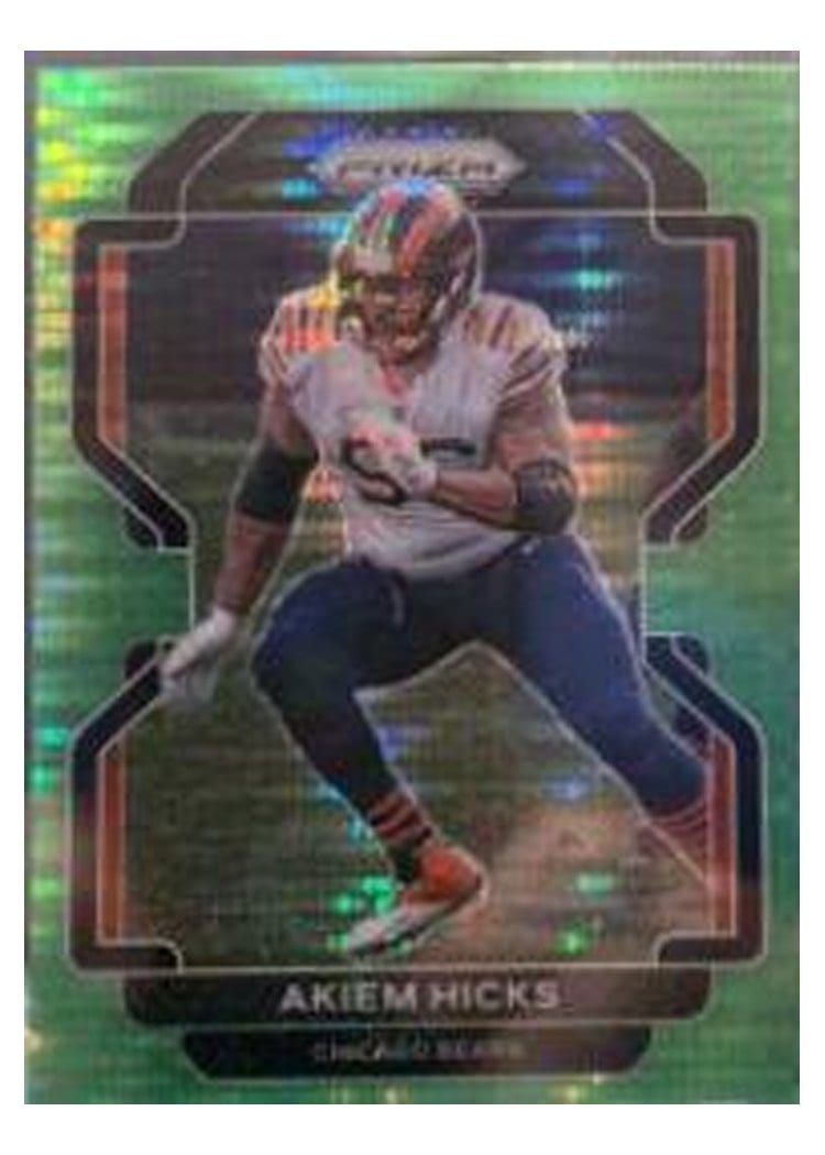 2021 Panini Prizm Base Set Akiem Hicks #162 card