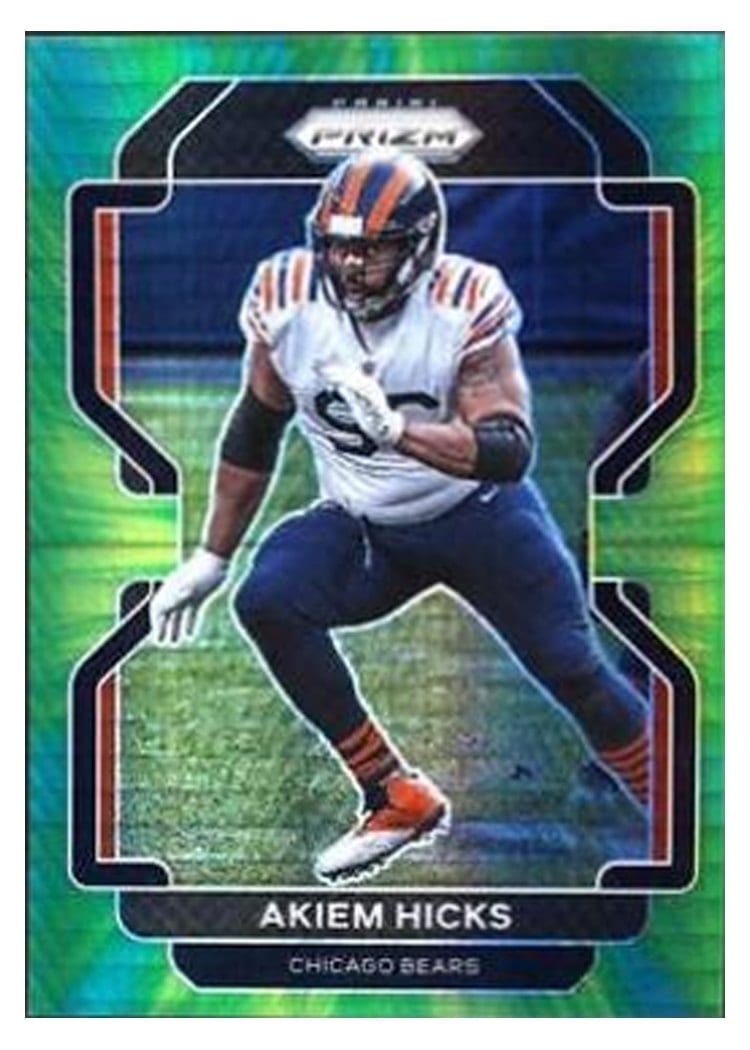 2021 Panini Prizm Base Set Akiem Hicks #162 card