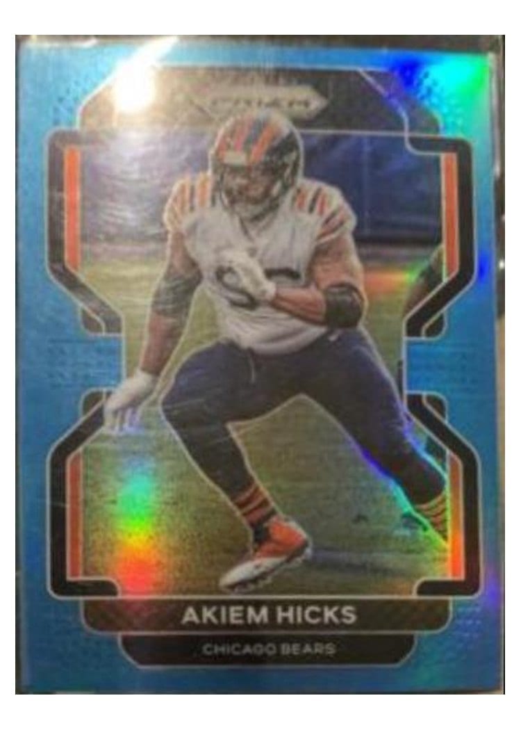 2021 Panini Prizm Base Set Akiem Hicks #162 card