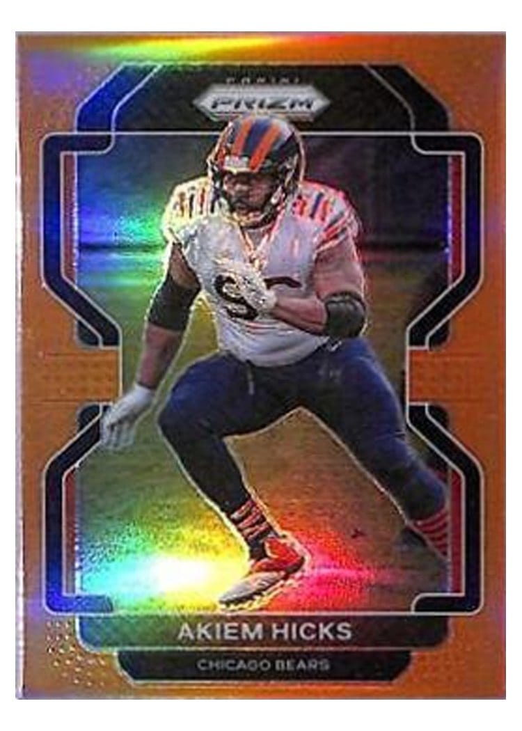 2021 Panini Prizm Base Set Akiem Hicks #162 card