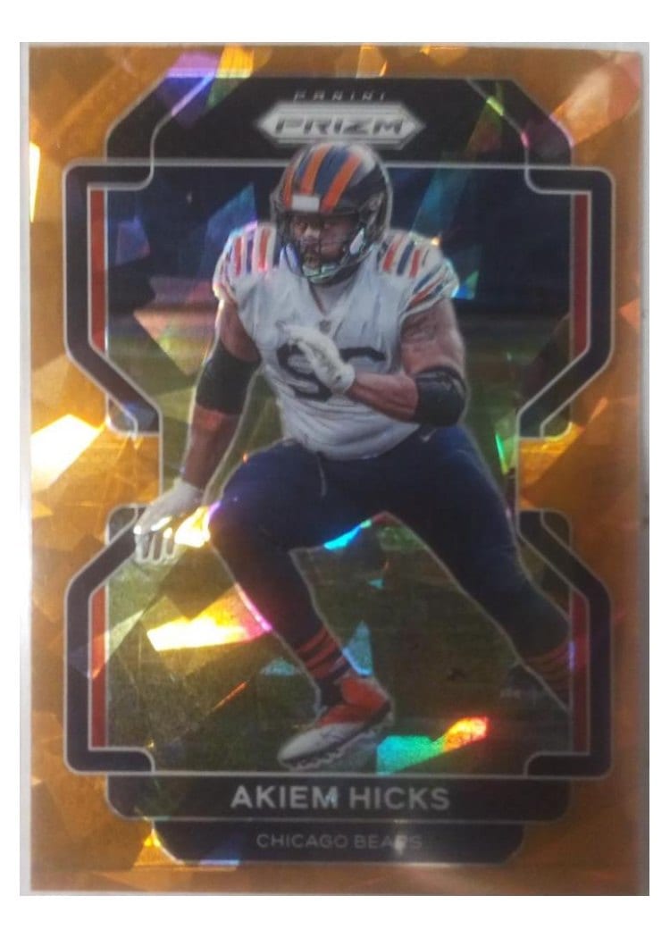 2021 Panini Prizm Base Set Akiem Hicks #162 card