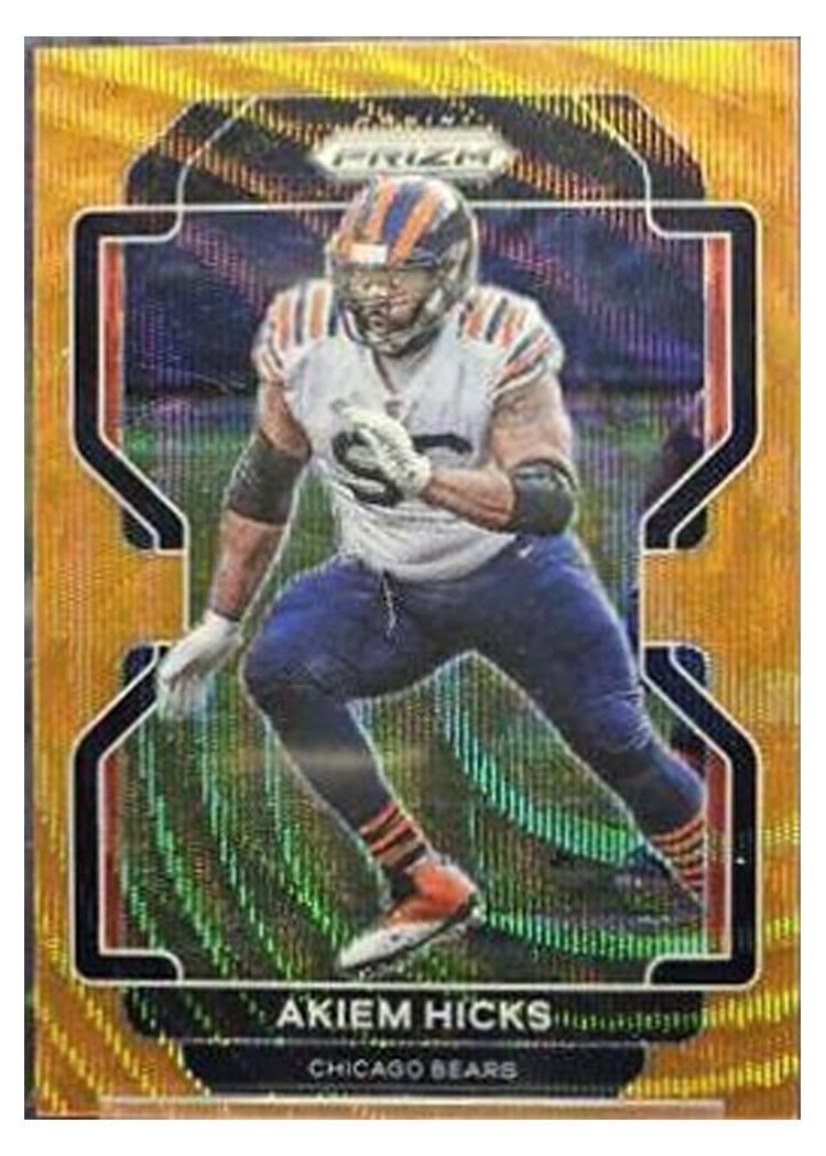 2021 Panini Prizm Base Set Akiem Hicks #162 card
