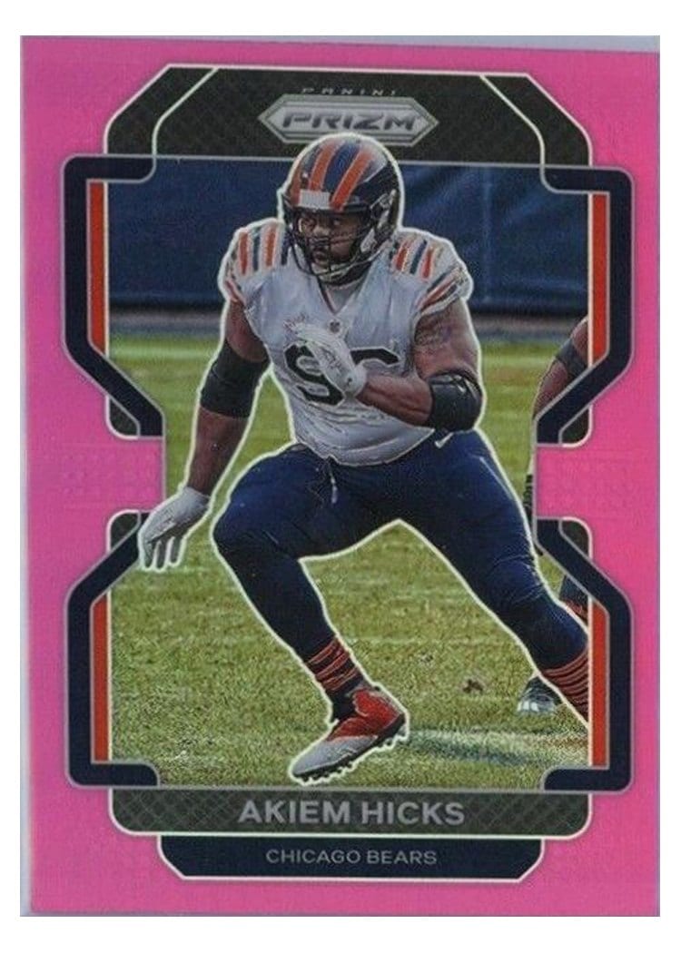 2021 Panini Prizm Base Set Akiem Hicks #162 card