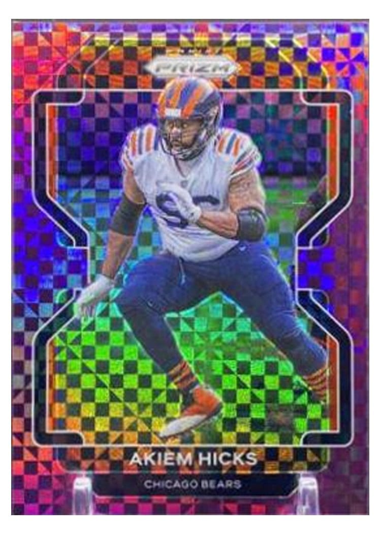2021 Panini Prizm Base Set Akiem Hicks #162 card