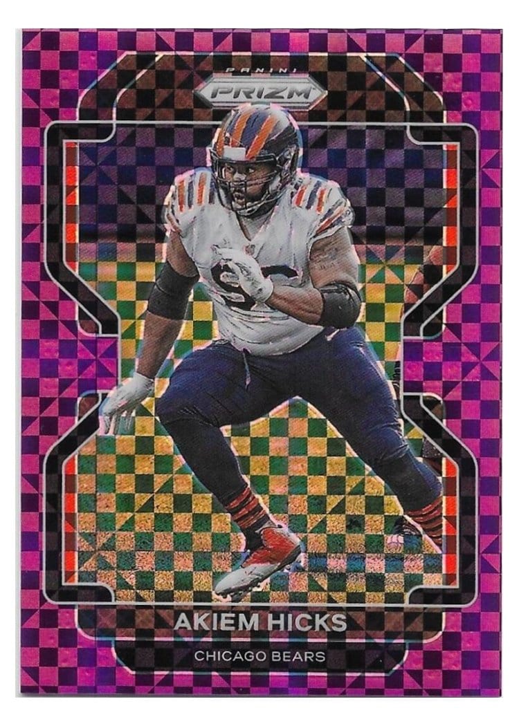 2021 Panini Prizm Base Set Akiem Hicks #162 card