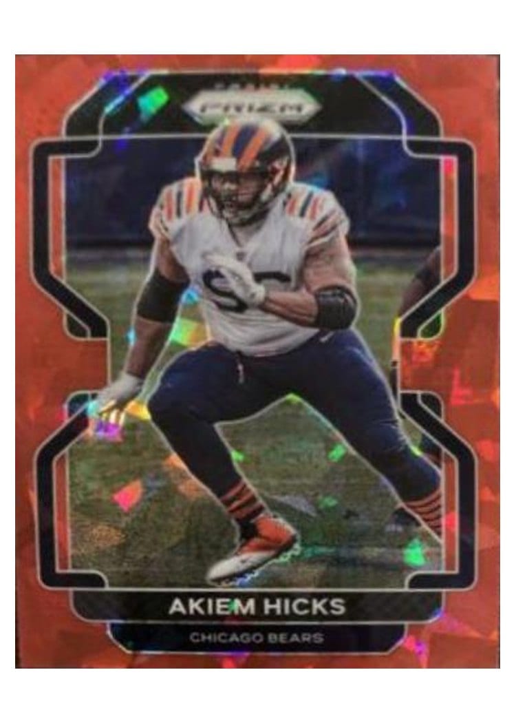 2021 Panini Prizm Base Set Akiem Hicks #162 card