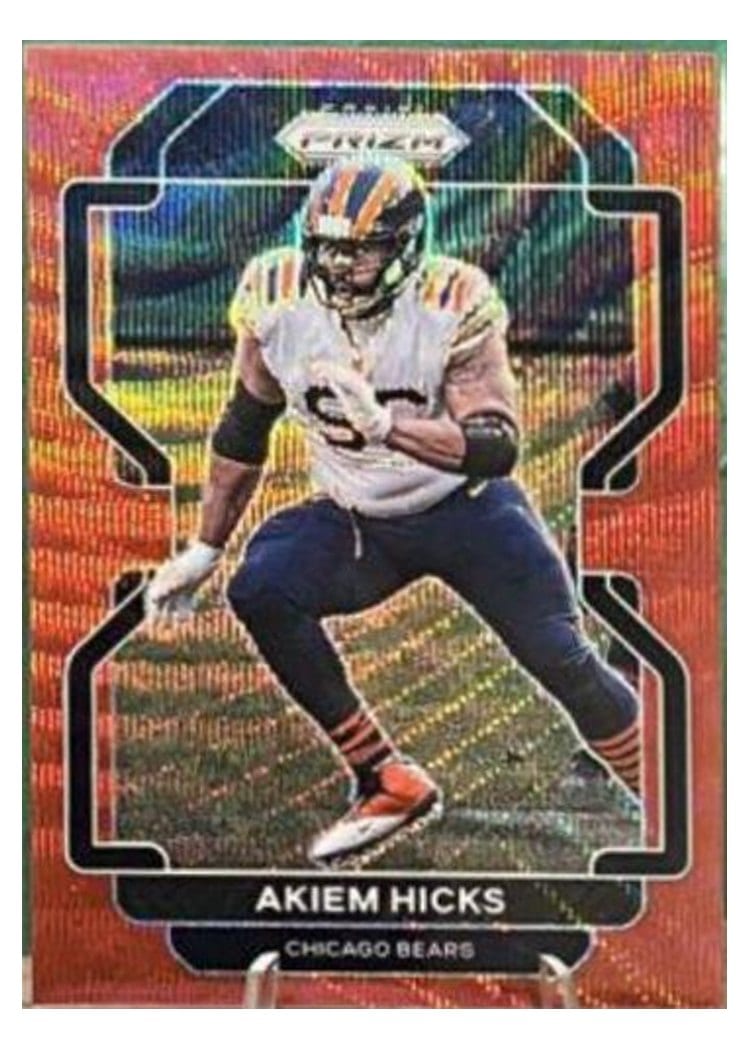 2021 Panini Prizm Base Set Akiem Hicks #162 card