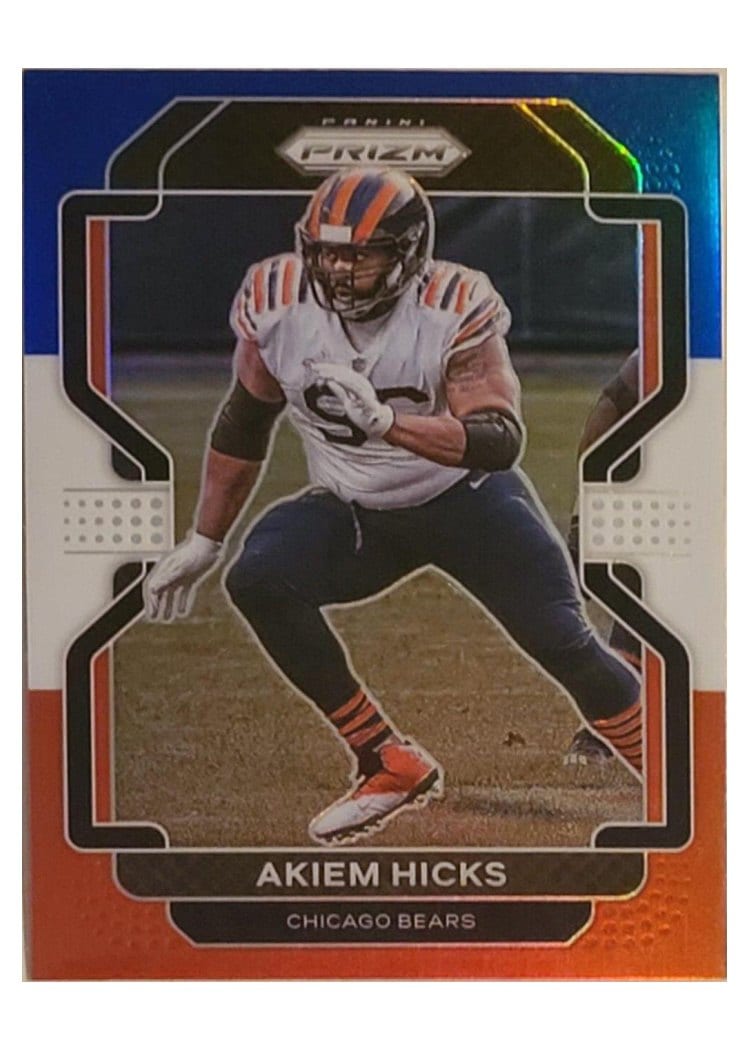 2021 Panini Prizm Base Set Akiem Hicks #162 card