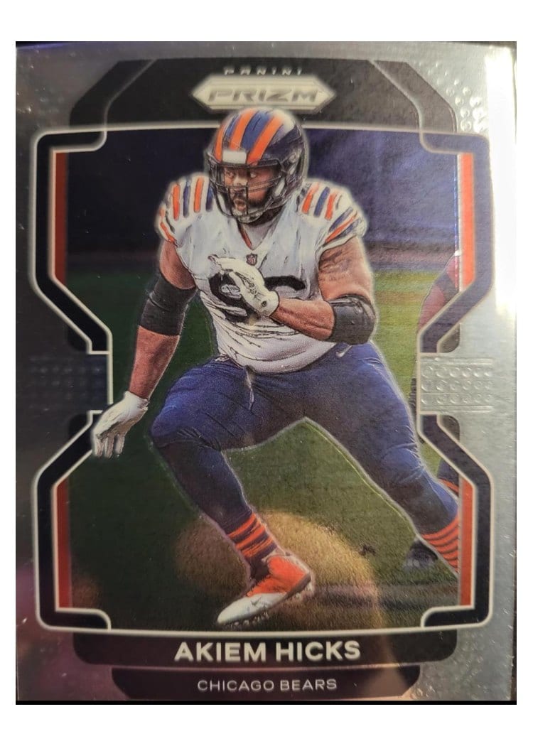 2021 Panini Prizm Base Set Akiem Hicks #162 card