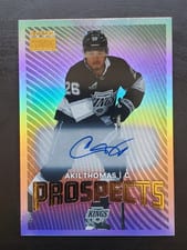 2024-25 Skybox Metal Universe Skybox Premium Prospects Auto Akil Thomas #PP-11 card