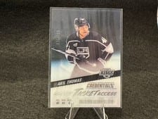 2024-25 Upper Deck Credentials Acetate Debut Ticket Access Akil Thomas #DTAA-AT card
