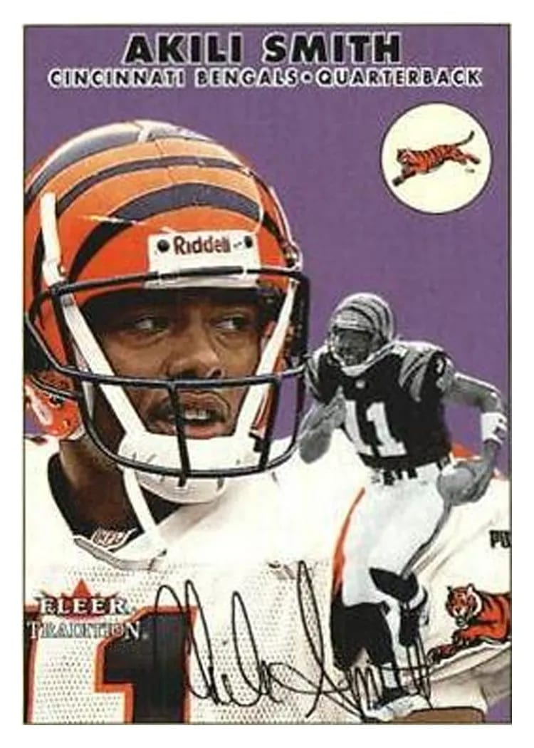 2000 Fleer Tradition Akili Smith #8 card