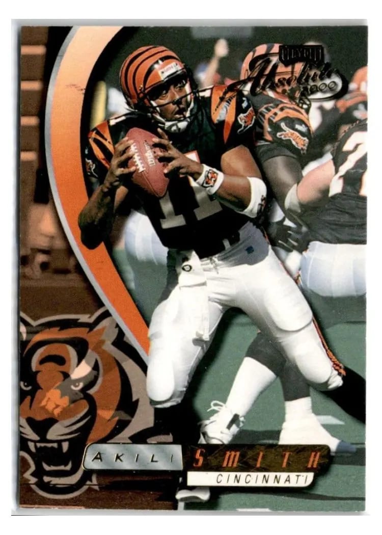 2000 Playoff Absolute Akili Smith #36 card