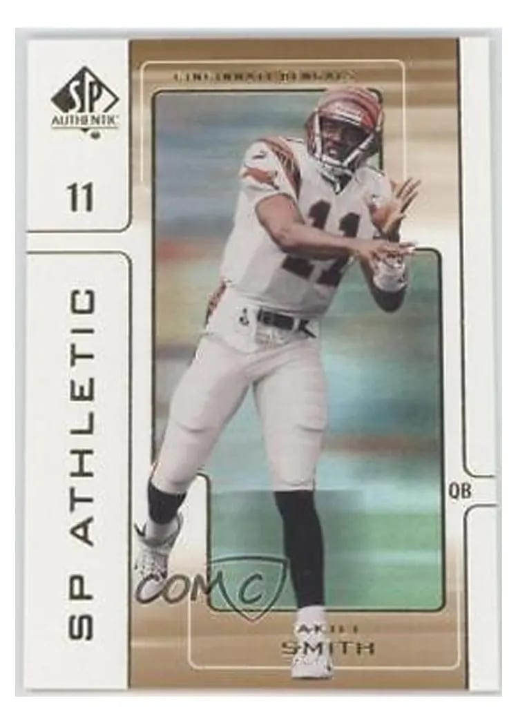 2000 SP Authentic Athletic Akili Smith #A5 card