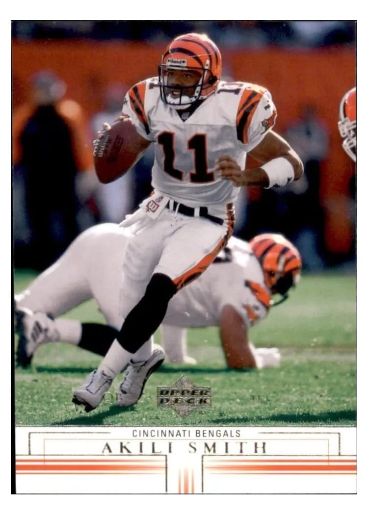 2001 Upper Deck Akili Smith #35 card