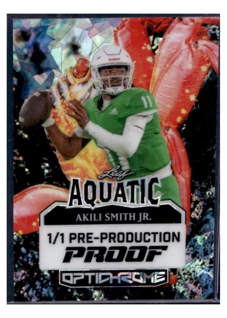 2025 Leaf Optichrome Akili Smith Jr. Crystal #3 card