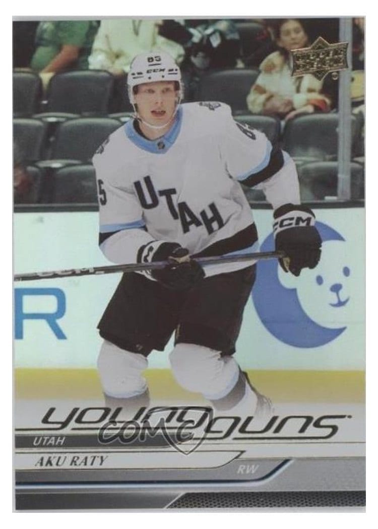 2024-25 Upper Deck Base Set Aku Raty Silver Foil #458 card