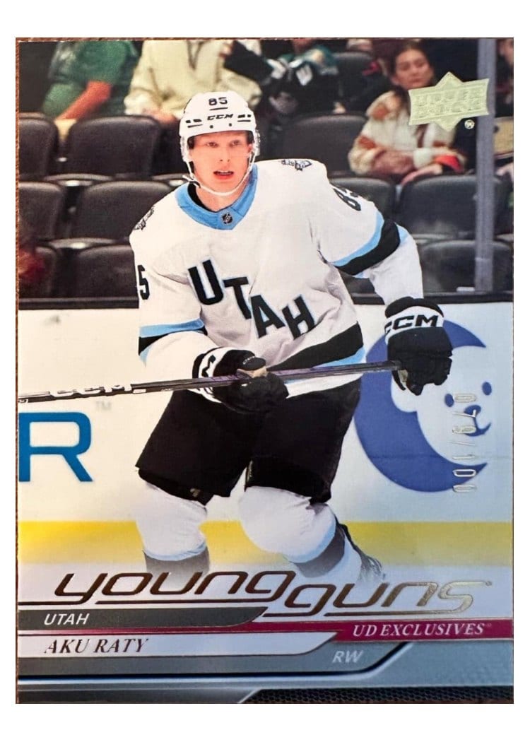 2024-25 Upper Deck Base Set Aku Raty #458 card