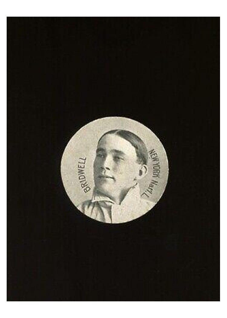 1909 Colgan's Chips Stars of the Diamond Al Bridwell card