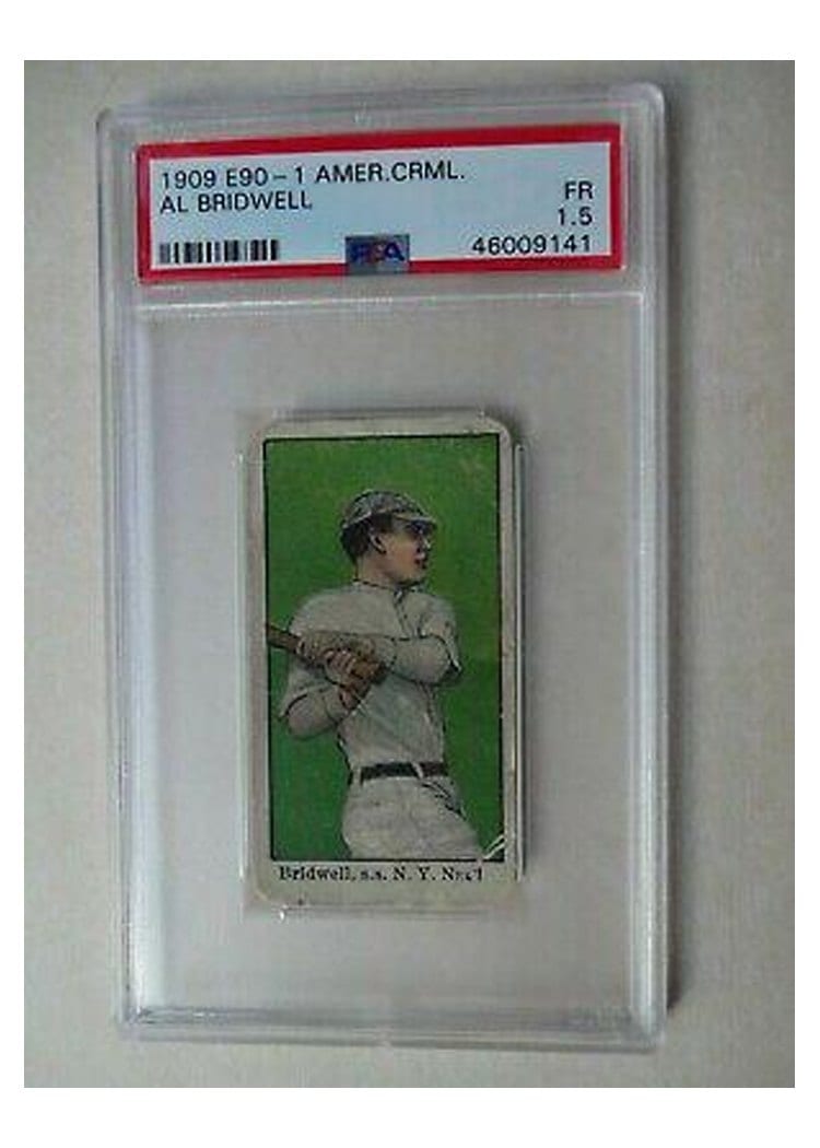 1909 E90-1 American Caramel Al Bridwell card