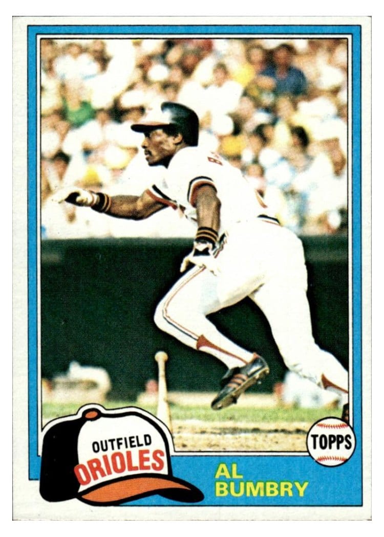 1981 Topps Al Bumbry #425 card