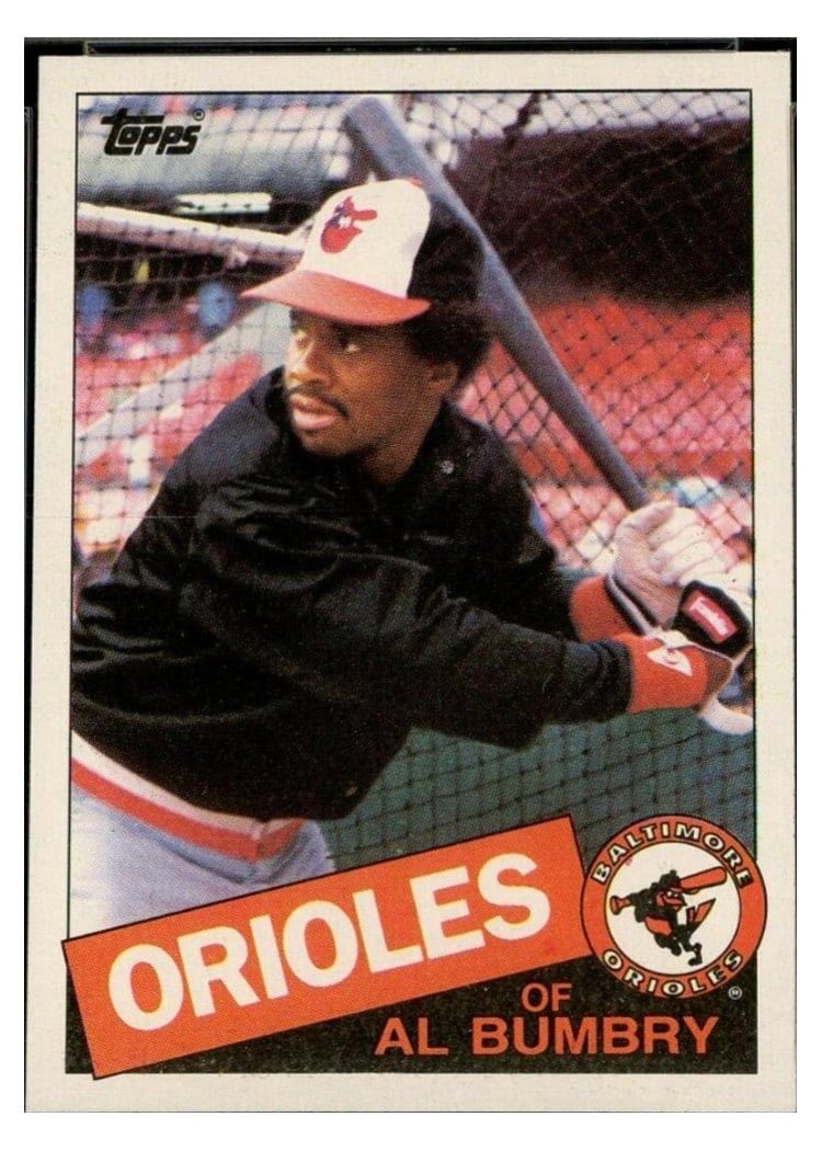 1985 Topps Al Bumbry #726 card