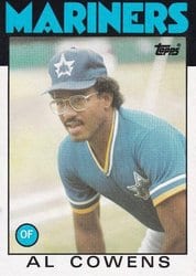 1986 Topps Base Set Al Cowens #92 card