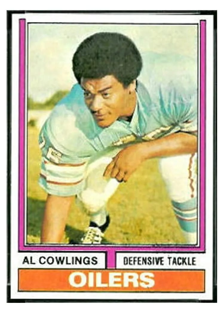 1974 Topps Al Cowlings #501 card